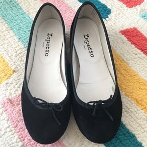 Repetto Suede Camille Ballerina